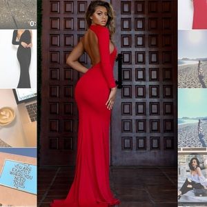 Red Maxi by Abbys by Abby. Bran New with tags.